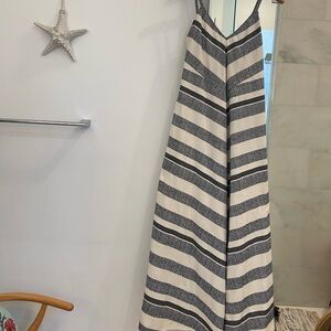 Twelfth Street by Cynthia Vincent, thick striped maxi sundress, S